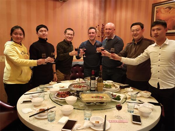 樂(lè)夢(mèng)酒莊生產(chǎn)商皮特先生前來(lái)高菲總部考察訪(fǎng)問(wèn)